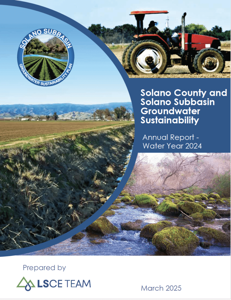 Annual Report | Solano Groundwater Sustainability Plan